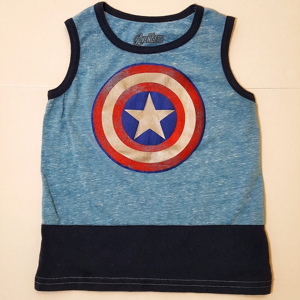 Marvel Avengers Captain America Tank Top - Kids